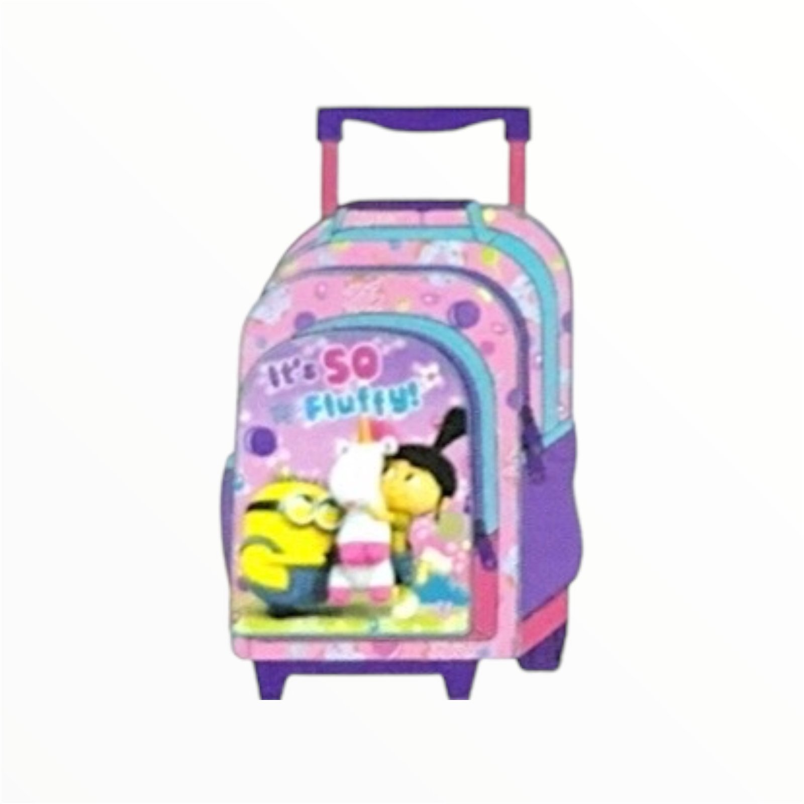 img_9380.jpeg Mochila C/rueda - It's So Fluffy Minions (p) - Imagen 1