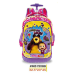 MOCHILA CON RUEDA MASHA & THE BEAR