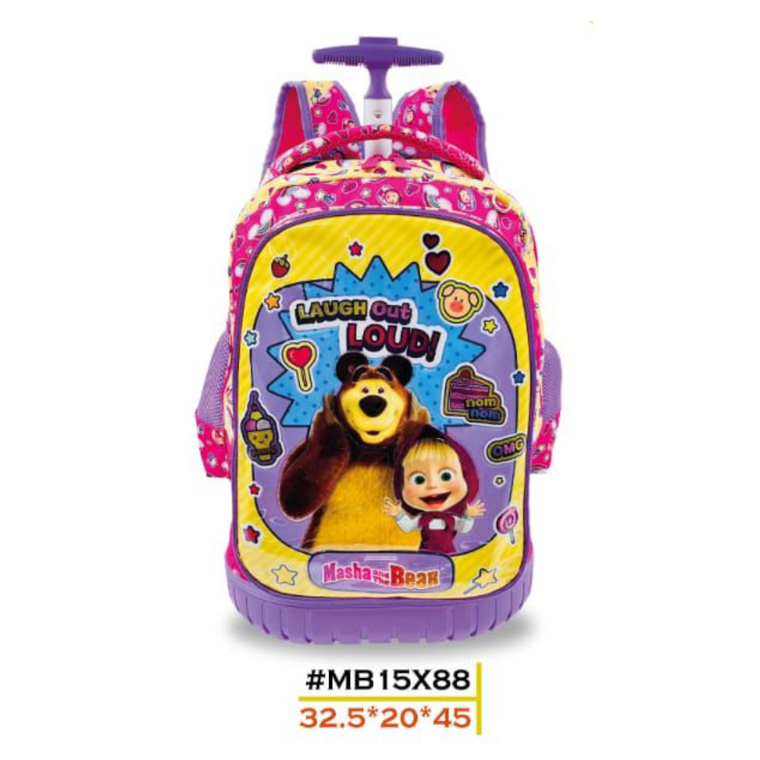 lanzamiento-uni.zip-11.png MOCHILA CON RUEDA MASHA & THE BEAR - Imagen 1