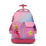 MOCHILA CON RUEDA MARIO BROS  PRINCESS