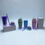 Vaso Plast C/pajita