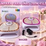 LAMPARA P/UÑAS 288 W 45 LEDS (ROSA CON BLANCO)